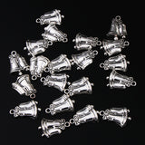 Maxbell 20 Pieces Antique Silver Charm Pendant for DIY Jewelry Making Bell