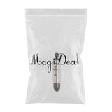 Maxbell Stainless Steel Cross Bullet Pendant Urn Jewelry for Ashes Silver Black