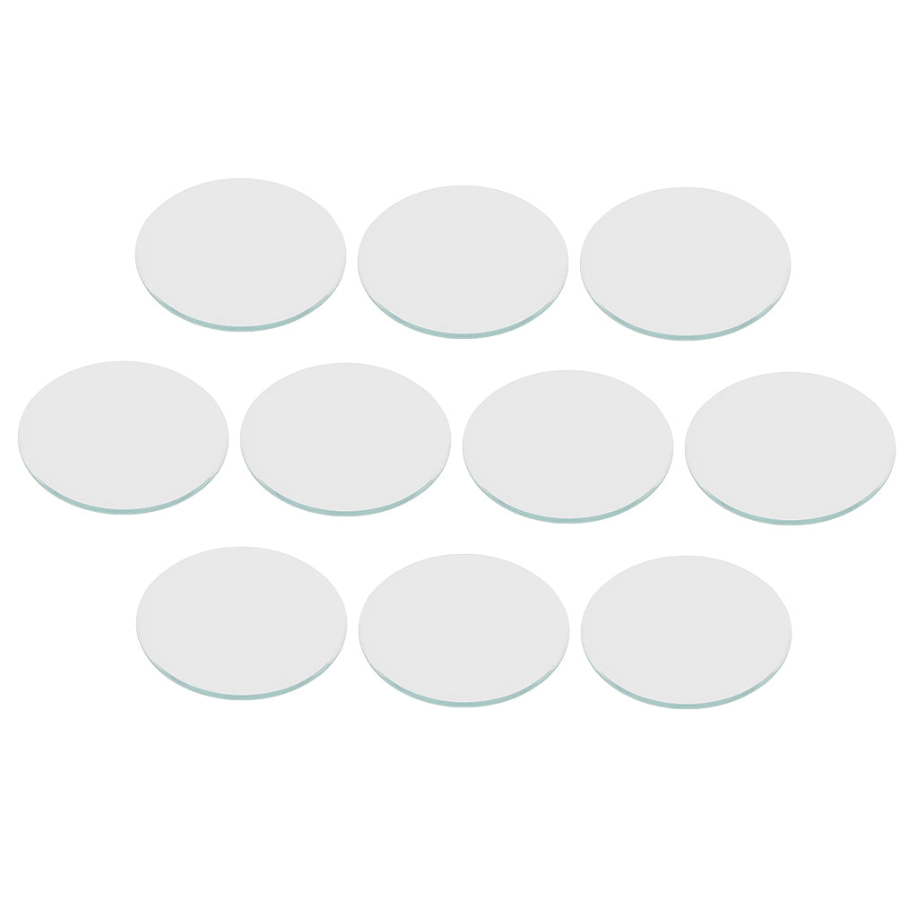 Maxbell 10 Pieces Clear Flat Mineral Glass Watch Replacement Part Watchmaker 36.5mm