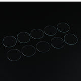 Maxbell 10 Pieces Clear Flat Mineral Glass Watch Replacement Part Watchmaker 35.5mm