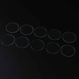 Maxbell 10 Pieces Clear Flat Mineral Glass Watch Replacement Part Watchmaker 35.5mm