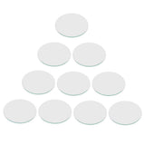 Maxbell 10 Pieces Clear Flat Mineral Glass Watch Replacement Part Watchmaker 35.5mm