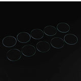 Maxbell 10 Pieces Clear Flat Mineral Glass Watch Replacement Part Watchmaker 39.5mm