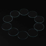 Maxbell 10 Pieces Clear Flat Mineral Glass Watch Replacement Part Watchmaker 39.5mm