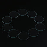 Maxbell 10 Pieces Clear Flat Mineral Glass Watch Replacement Part Watchmaker 39.5mm