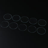 Maxbell 10 Pieces Clear Flat Mineral Glass Watch Replacement Part Watchmaker 39.5mm