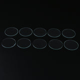 Maxbell 10 Pieces Clear Flat Mineral Glass Watch Replacement Part Watchmaker 39.5mm