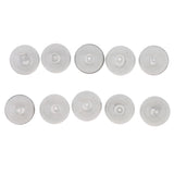 Maxbell 10pcs Globe Glass Bottle Charm Pendant DIY Craft Jewelry Making Gray