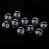 Maxbell 10pcs Globe Glass Bottle Charm Pendant DIY Craft Jewelry Making Gray