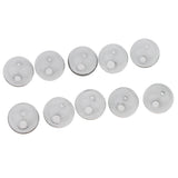 Maxbell 10pcs Globe Glass Bottle Charm Pendant DIY Craft Jewelry Making Gray