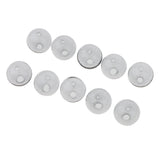 Maxbell 10pcs Globe Glass Bottle Charm Pendant DIY Craft Jewelry Making Gray