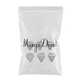 Maxbell 6 Pcs Clear Glass Bottle Charm Pendant DIY Craft Jewelry Making Gray