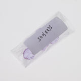 Maxbell 6 Pcs Clear Glass Bottle Charm Pendant DIY Craft Jewelry Making Purple