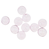 Maxbell 10pcs Globe Glass Bottle Charm Pendant DIY Craft Jewelry Making Pink