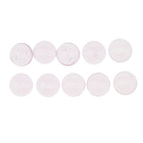 Maxbell 10pcs Globe Glass Bottle Charm Pendant DIY Craft Jewelry Making Pink