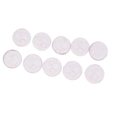 Maxbell 10pcs Globe Glass Bottle Charm Pendant DIY Craft Jewelry Making Pink