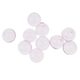 Maxbell 10pcs Globe Glass Bottle Charm Pendant DIY Craft Jewelry Making Pink