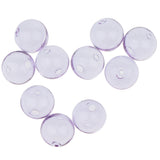 Maxbell 10pcs Globe Glass Bottle Charm Pendant DIY Craft Jewelry Making Purple