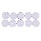 Maxbell 10pcs Globe Glass Bottle Charm Pendant DIY Craft Jewelry Making Purple