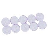 Maxbell 10pcs Globe Glass Bottle Charm Pendant DIY Craft Jewelry Making Purple