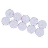 Maxbell 10pcs Globe Glass Bottle Charm Pendant DIY Craft Jewelry Making Purple