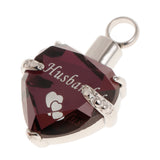 Maxbell Heart Cremation Urn Pendant for Ashes Urn Jewelry Memorial Necklace Husband