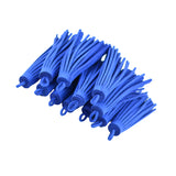 Maxbell 12 Pieces Velvet Tassel Charms Pendants Jewelry Bags Key DIY Royal Blue