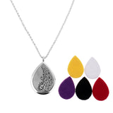Maxbell Stainless Steel Locket Perfume Oil Diffuser Pendant Peacock Tail Pattern
