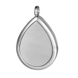 Maxbell Stainless Steel Locket Perfume Oil Diffuser Pendant Peacock Tail Pattern