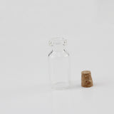 Maxbell 10 Pieces Mini Glass Bottle Jars Vials Wish Bottle Wishing Bottles 35 x15mm