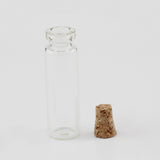 Maxbell 10 Pieces Mini Glass Bottle Jars Vials Wish Bottle Wishing Bottles 40 x12mm