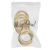 Maxbell 6 Pieces Round Spring Snap Hook Clip Key Handbag Purse Shoulder Strap Gold