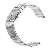 Maxbell Stainless Steel Milanese Watch Band Link Bracelet Wrist Strap 20mm Silver