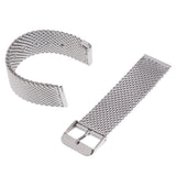 Maxbell Stainless Steel Milanese Watch Band Link Bracelet Wrist Strap 20mm Silver