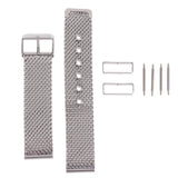 Maxbell Stainless Steel Milanese Watch Band Link Bracelet Wrist Strap 20mm Silver