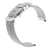 Maxbell Stainless Steel Milanese Watch Band Link Bracelet Wrist Strap 20mm Silver