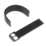 Maxbell Stainless Steel Milanese Watch Band Link Bracelet Wrist Strap 20mm Black