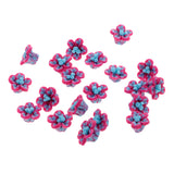 Maxbell 20 Pieces Polymer Clay Rose Flower DIY Jewelry Findings Spacer Beads 3