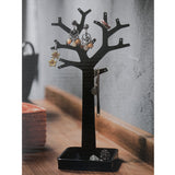 Maxbell Tree Jewelry Display Stand Earrings Necklace Hanger Organizer Holder  Black