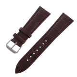 Maxbell High Quality Leather Strap Bracelet Band Replacement for Watches 22mm brown