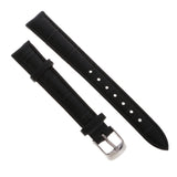 Maxbell High Quality Leather Strap Bracelet Band Replacement for Watches 14mm black