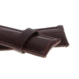 Maxbell High Quality Leather Strap Bracelet Band Replacement for Watches 18mm Brown