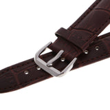 Maxbell High Quality Leather Strap Bracelet Band Replacement for Watches 18mm Brown