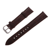 Maxbell High Quality Leather Strap Bracelet Band Replacement for Watches 18mm Brown