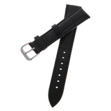 Maxbell High Quality Leather Strap Bracelet Band Replacement for Watches 18mm black