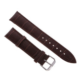 Maxbell High Quality Leather Strap Bracelet Band Replacement for Watches 20mm brown