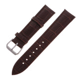 Maxbell High Quality Leather Strap Bracelet Band Replacement for Watches 20mm brown