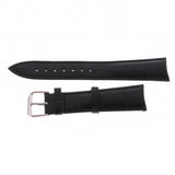 Maxbell High Quality Leather Strap Bracelet Band Replacement for Watches 22mm black