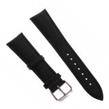 Maxbell High Quality Leather Strap Bracelet Band Replacement for Watches 22mm black