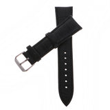 Maxbell High Quality Leather Strap Bracelet Band Replacement for Watches 22mm black